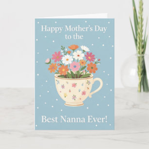 Carte de fête des mères pour Nanna