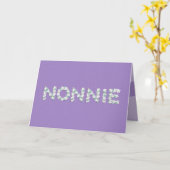 Carte de fête des mères pour Nonnie (Fleur jaune)