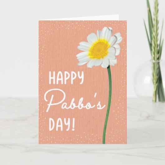 Carte de fête des mères pour Pabbo (Devant)