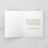 Carte de fête des mères pour soeur (Intérieur)