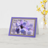 Carte de fête des mères pour soeur (Fleur jaune)