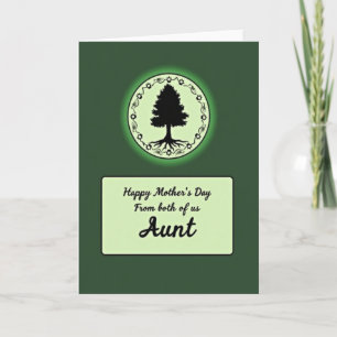 Carte de Fête des Mères pour Tante de la Forêt