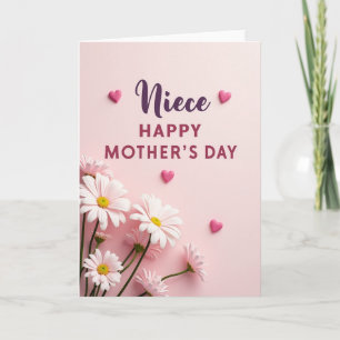 Carte de fête des mères pour une adorable nièce
