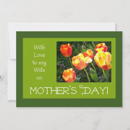 Carte de fête des mères pour une femme (Devant)