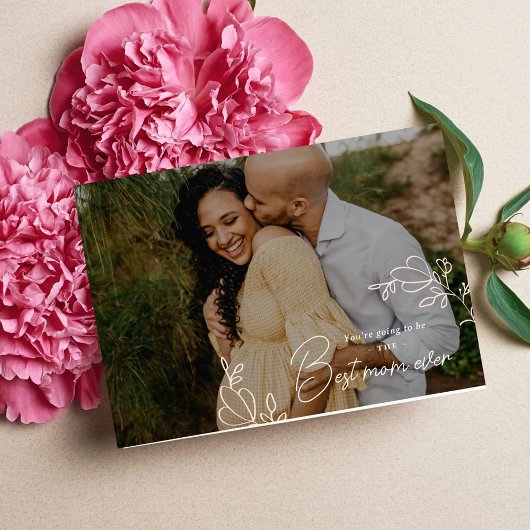 Carte de fête des mères pour une future maman