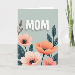 Carte de fête des mères pour une maman élégante