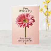 Carte de fête des mères Radiant Daisy (Fleur jaune)