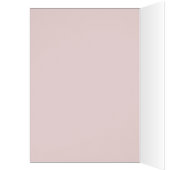 Carte de fête des mères rose florale avec message (Intérieur (Gauche))