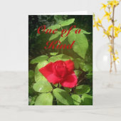 Carte de fête des mères roses (Fleur jaune)