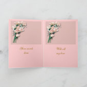 Carte de fête des mères Roses (Intérieur)