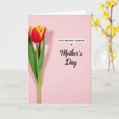 Carte de Fête des Mères Ruby Flower (Fleur jaune)