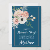 Carte de fête des mères rustique "Fleurir ensemble (Devant)