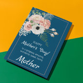 Carte de fête des mères rustique "Fleurir ensemble