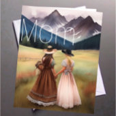 Carte de fête des mères rustiques