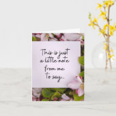 Carte de fête des mères sans mère - Note rapide (Fleur jaune)