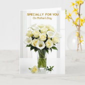 Carte de Fête des Mères Serenity Bloom (Fleur jaune)