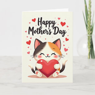Carte de fête des mères sincère pour minou