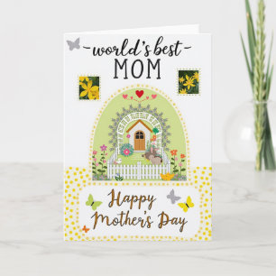 Carte de fête des mères Sweet Cottage