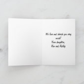 Carte de fête des mères tournesol à l'aquarelle él (Intérieur)