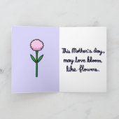 Carte de fête des mères (version 2 de 3) (Intérieur)