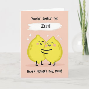 Carte de fête des mères Zesty Mum