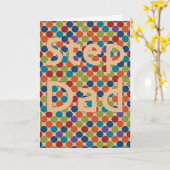 Carte de fête des pères (Fleur jaune)