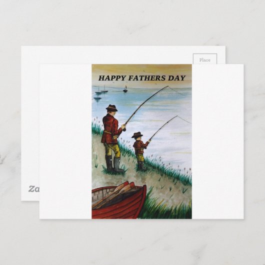 carte de fête des pères (Devant / Derrière)