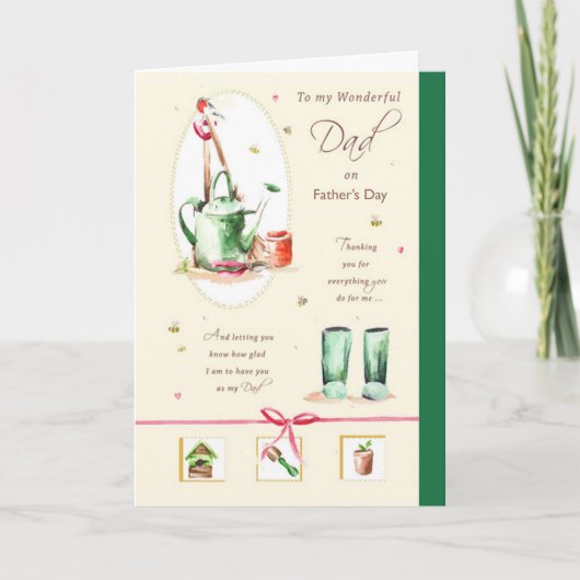 Carte de fête des pères (Devant)
