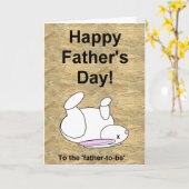 Carte de fête des pères (Fleur jaune)