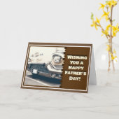 Carte de fête des pères (Fleur jaune)