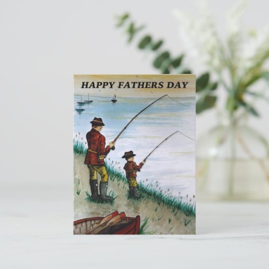 carte de fête des pères (Debout devant)