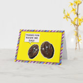 Carte de Fête des pères amusante (Fleur jaune)