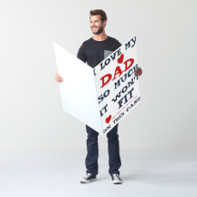 Carte de Fête des pères amusante avec message