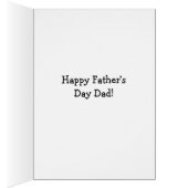 Carte de fête des pères amusante "Spectickles" (Intérieur (Droit))