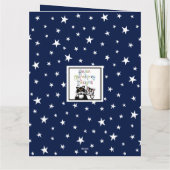 Carte de Fête des Pères Astronaute Spaceman Person (Dos)