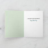 Carte de Fête des pères Blob couleur moderne (Intérieur)