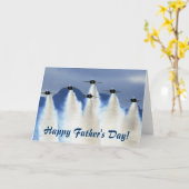 Carte de Fête des pères BLUE ANGELS Jet Fighters (Fleur jaune)