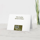 Carte de Fête des pères Buck Whitetail (Dos)