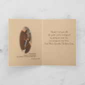 Carte de Fête des pères Cheval-changement à n'impo (Intérieur)