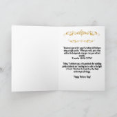 Carte de Fête des pères chrétienne (Intérieur)