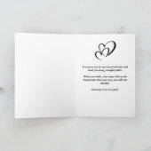 Carte de Fête des pères chrétienne (Intérieur)