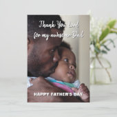 Carte de fête des pères Christian INCROYABLE PÈRE (Debout devant)