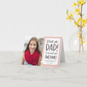 Carte de Fête des pères couleur modifiable pour en (Fleur jaune)