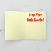 Carte de Fête des pères Daddy's Bundles (Intérieur)