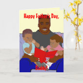 Carte de Fête des pères Daddy's Bundles (Fleur jaune)