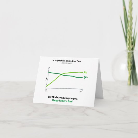Carte de fête des pères Data Nerd (Devant)