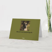 Carte de fête des pères de berger allemand (Dos)