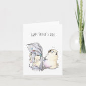 Carte de Fête des pères de carlin amusante de papi (Devant)