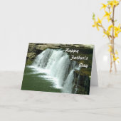 Carte de Fête des pères de cascade (Fleur jaune)