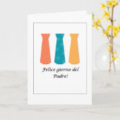 Carte de fête des pères de del Padre de giorno de (Fleur jaune)